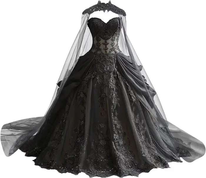 Robes de mariée gothiques pour mariées