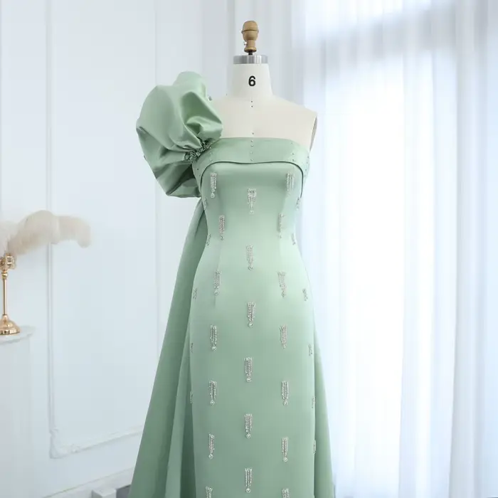 Sharon Said – robe de soirée asymétrique épaule dénudée
