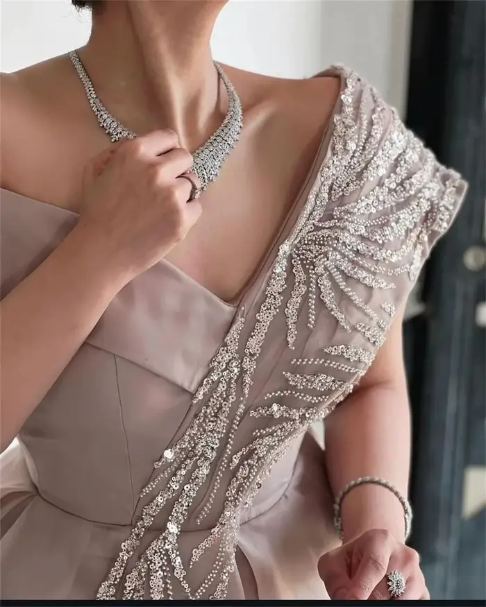 Robe de bal mi-longue en Organza pour femmes