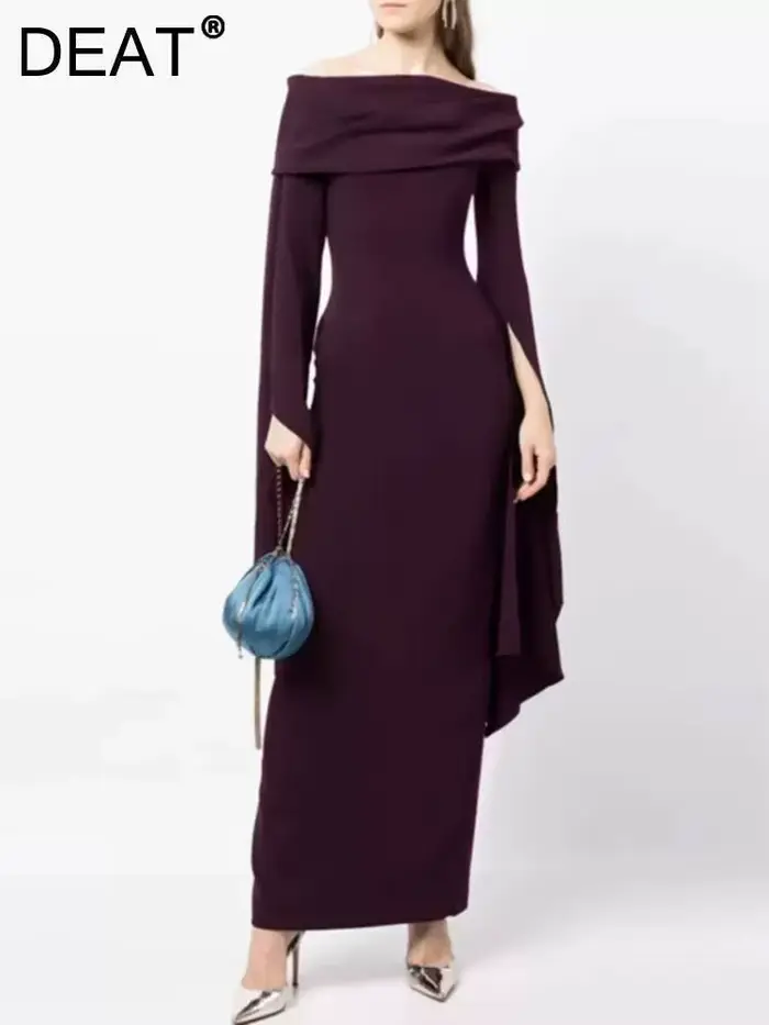 Robe de soirée haut de gamme et élégante pour l'automne et l'hiver 2026