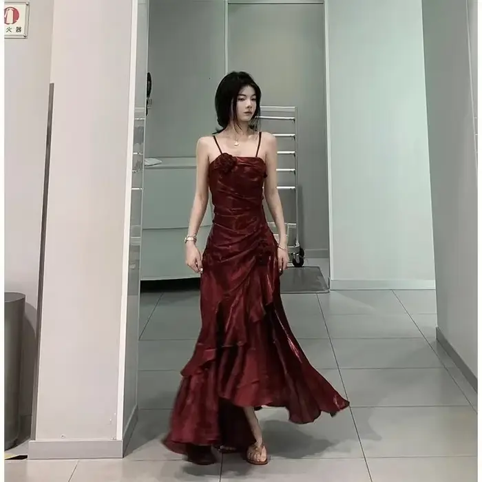 Robe longue en queue de poisson pour femmes