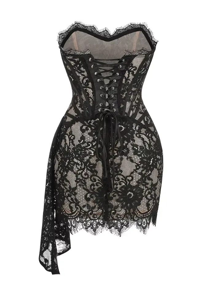 VC robe de noël pour femmes dentelle rouge Sexy bretelles sans manches mince dîner