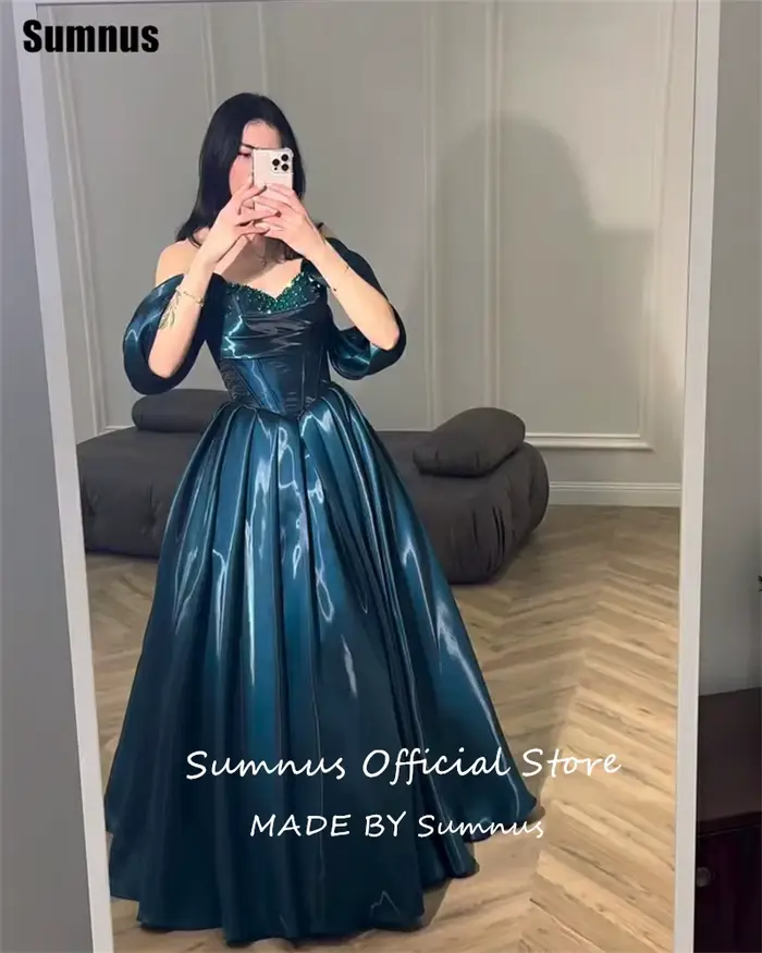 Robes de soirée Sumnus Princess coupe trapèze pour femmes