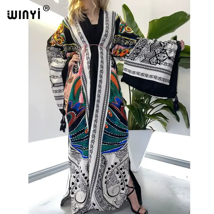 Robe Longue de Plage Style Boho pour Femme