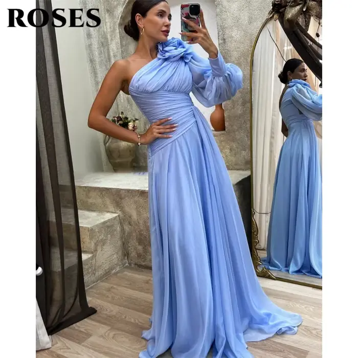 ROSES Po-Robe de Rhen mousseline de soie pour femme