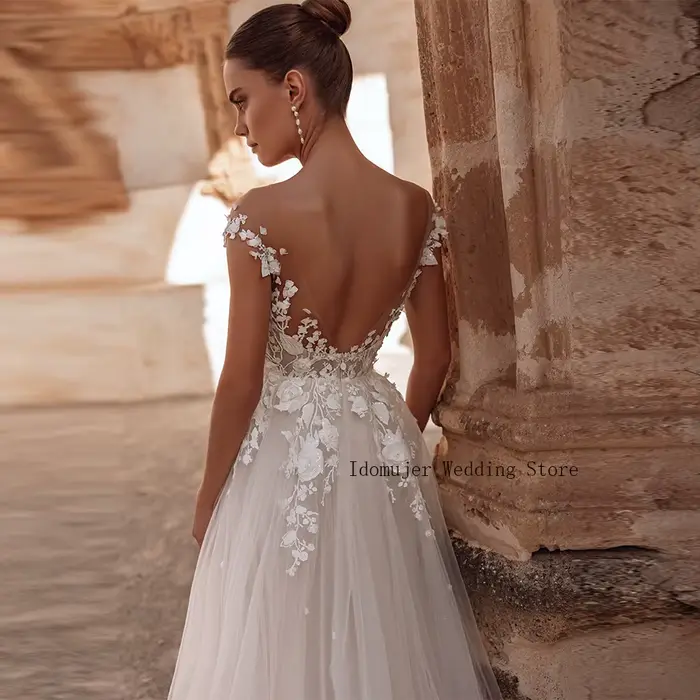 Robe de mariée de luxe coupe A-line