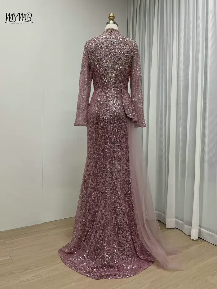 Robe de soirée sirène à paillettes