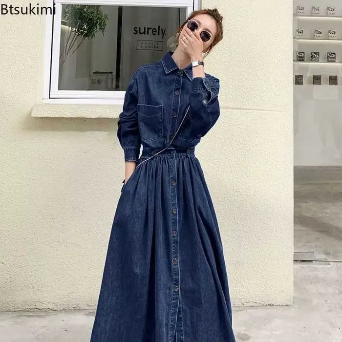 Robe en jean, nouvelle collection printemps