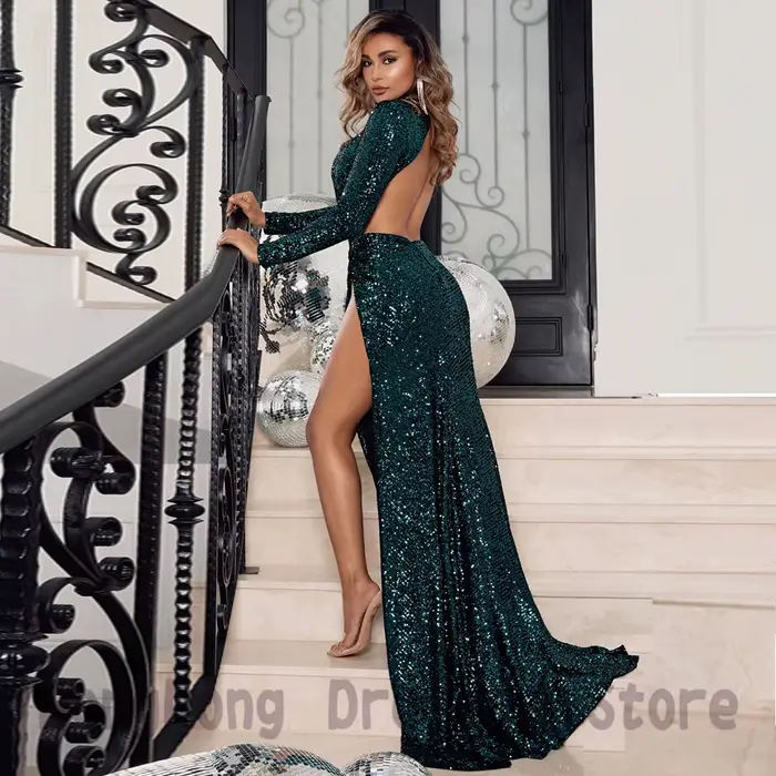 Robe de soirée en Satin Sexy et exquise