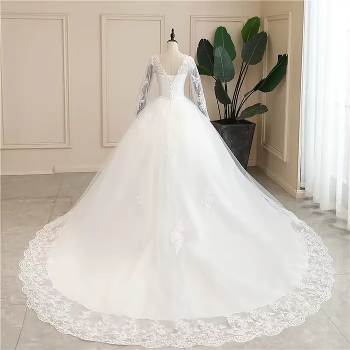 Robe de mariée élégante en dentelle vintage