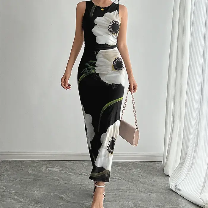 Robe longue débardeur élégante pour femmes