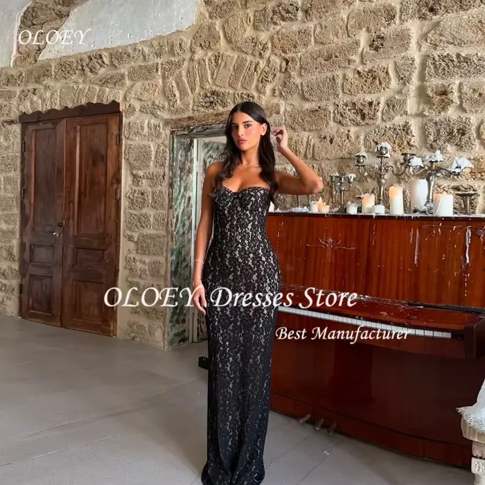 OLOEY – robes de soirée noires élégantes