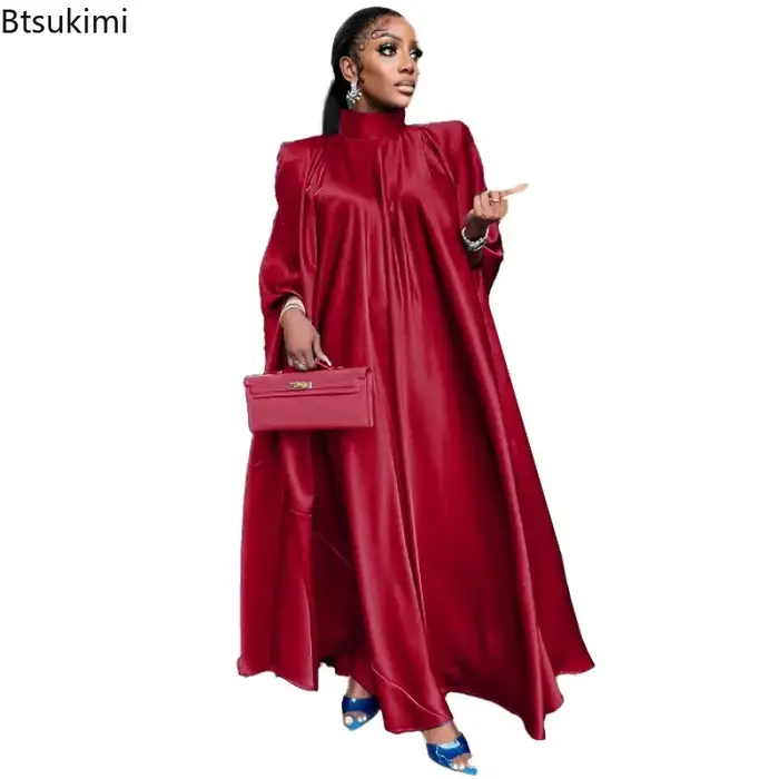 Robe de Soirée en Satin Unie Polyester Taille Unique pour Femmes Occasions Spéciales Soirées Fêtes Clubs Bureau