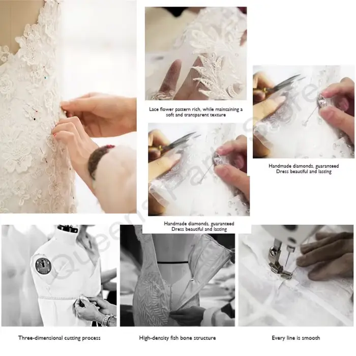 Robe de cocktail perlée bordeaux 3D Rose
