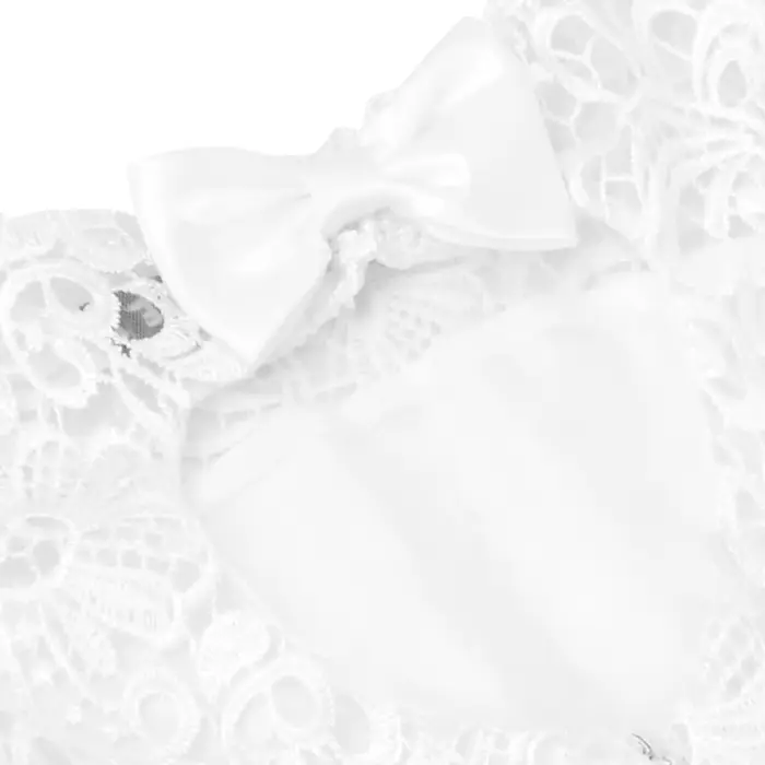 Robe d'été en dentelle blanche pour filles