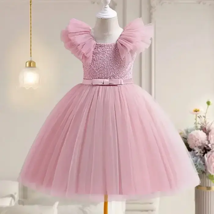 Robe de demoiselle d'honneur pour petites filles