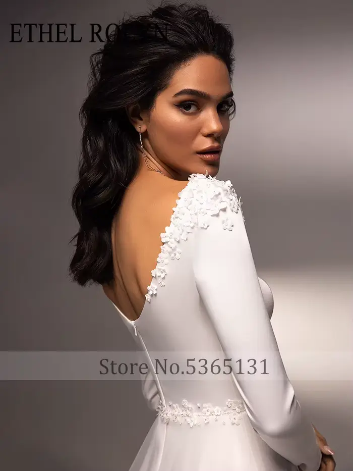 ETHEL ROLYN robe De mariée sirène en Satin pour femmes