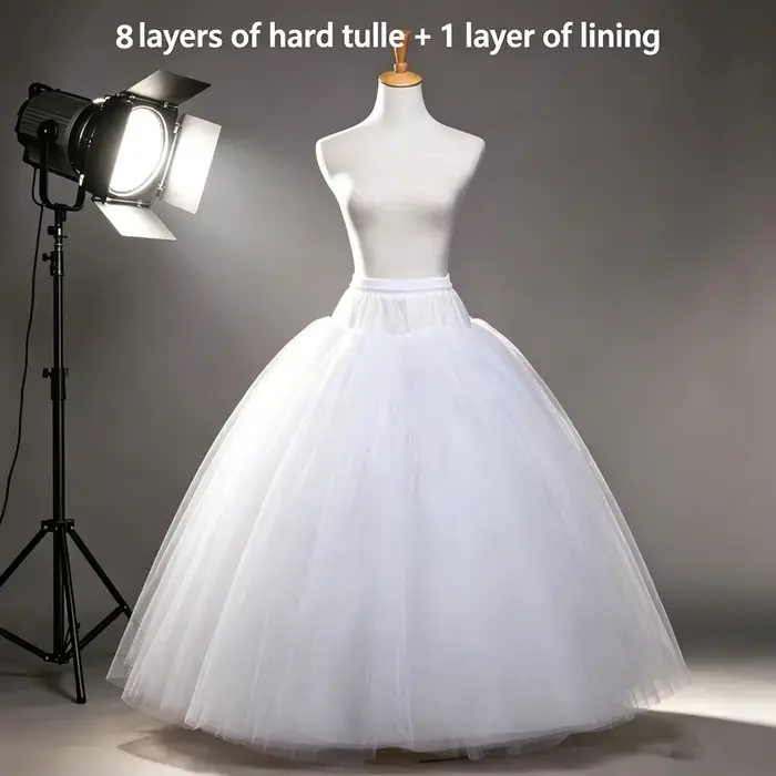 Jupon en tulle et crinoline moelleux à 4