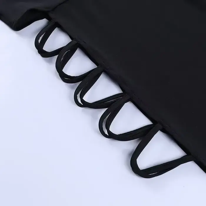 Robe noire élégante sans manches