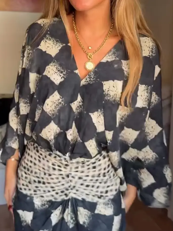 Robe Chic Imprimée pour Femme