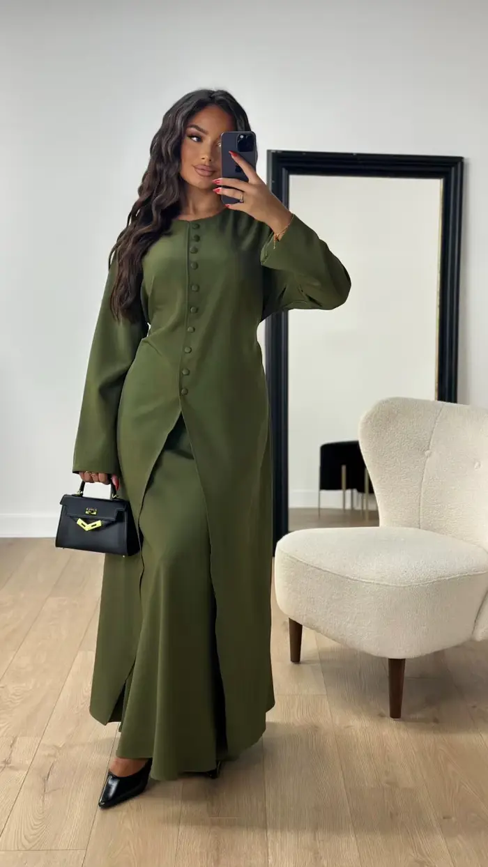 Robe de soirée en Satin pour femmes musulmanes