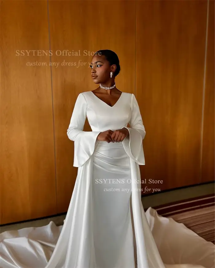 SSYTENS Robes de mariée musulmanes de luxe