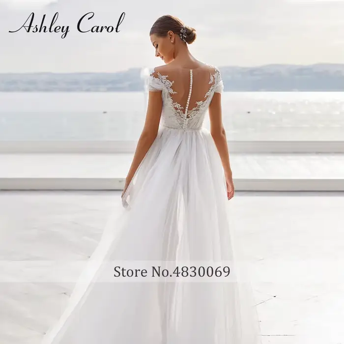 Ashley Carol-Robe de mariée A-Line