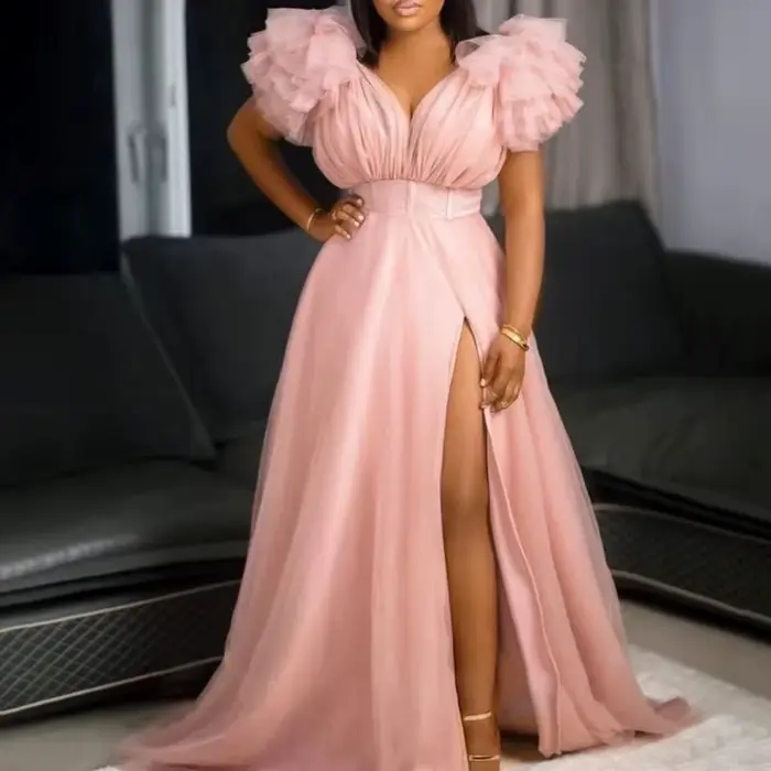 Robe ample en maille polyester et élasthanne pour femme style high street printemps été grande taille confortable et élégante occassions quotidiennes et spéciales