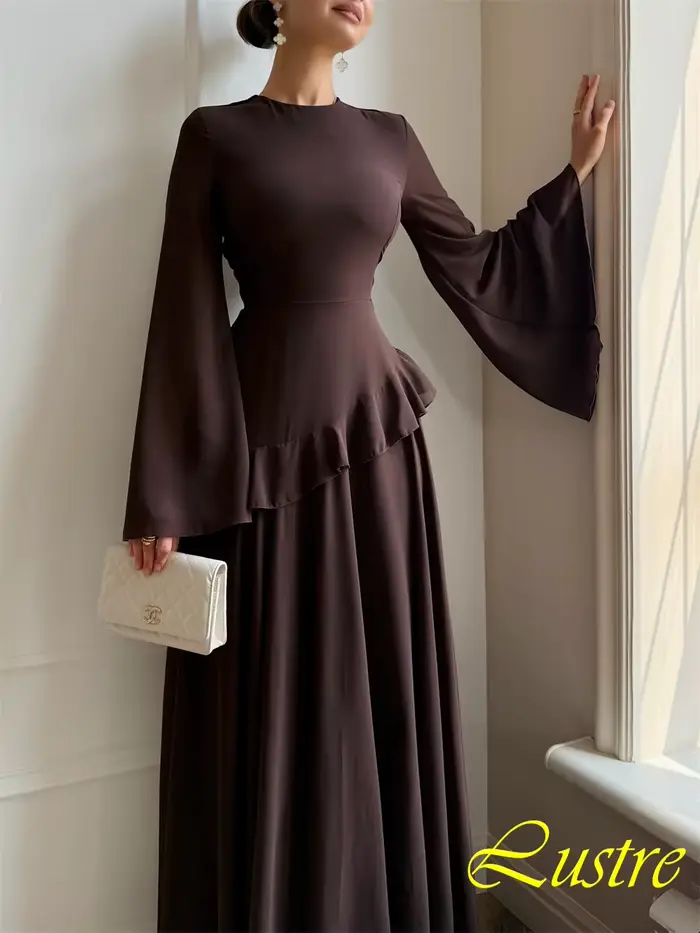 Robe de soirée en mousseline de soie personnalisable pour femmes occassions spéciales soirée mariage soirée officielle formal evening wedding party formal prom