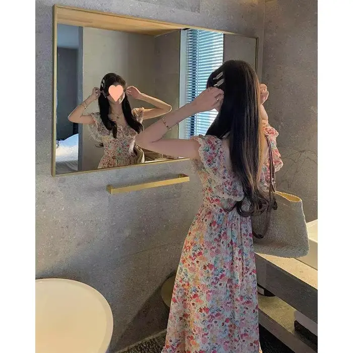 Robe longue élégante pour vacances à la plage