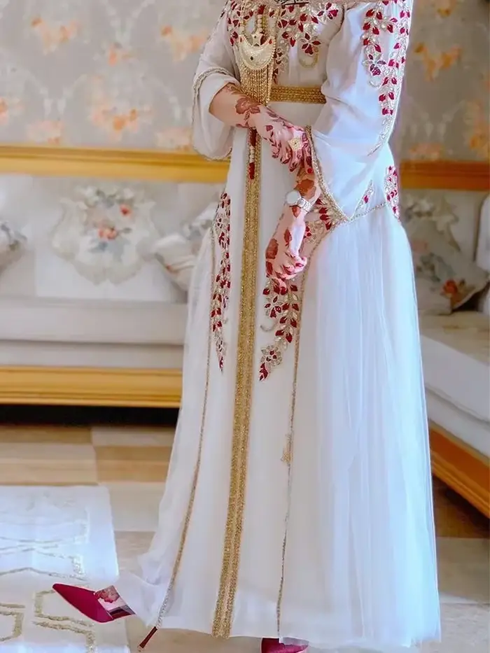 Robe musulmane de luxe pour femmes, élégante abaya pour soirées islamiques, jalabiya traditionnelle pour Ramadan et Eid, caftan turc marocain pour occasions spéciales