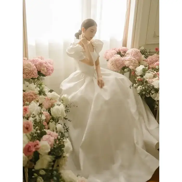 Robe de mariée en Satin