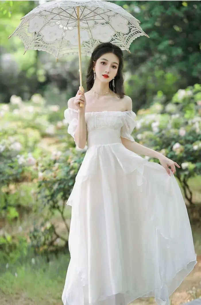 Robe de princesse romantique Fairycore pour femme