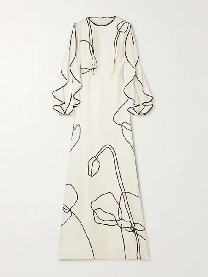 Bonboho-Robe de soirée élégante à imprimé floral pour femme