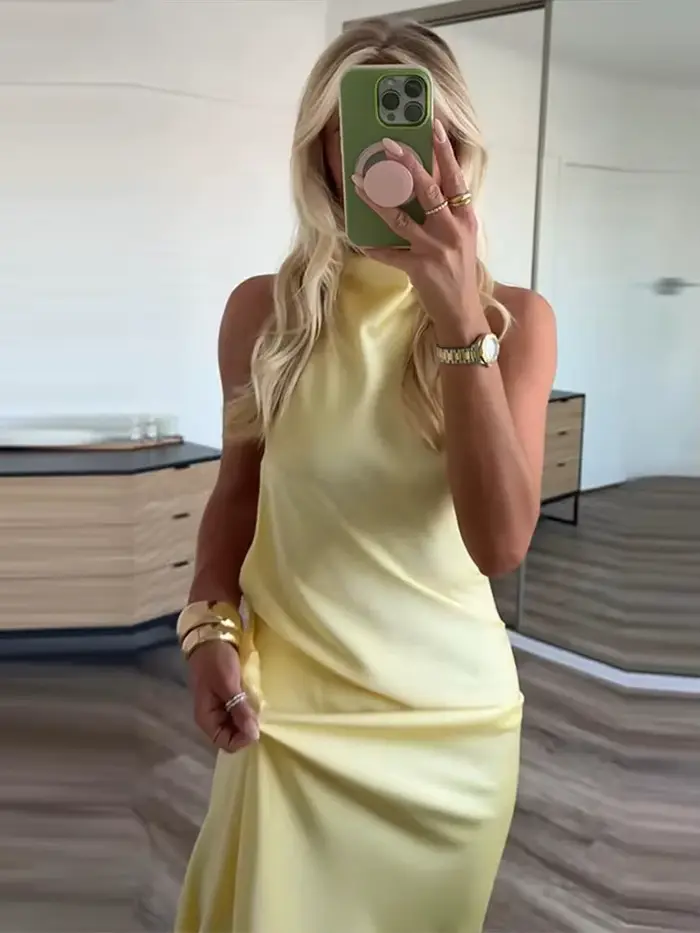 Robe longue de soirée pour femme