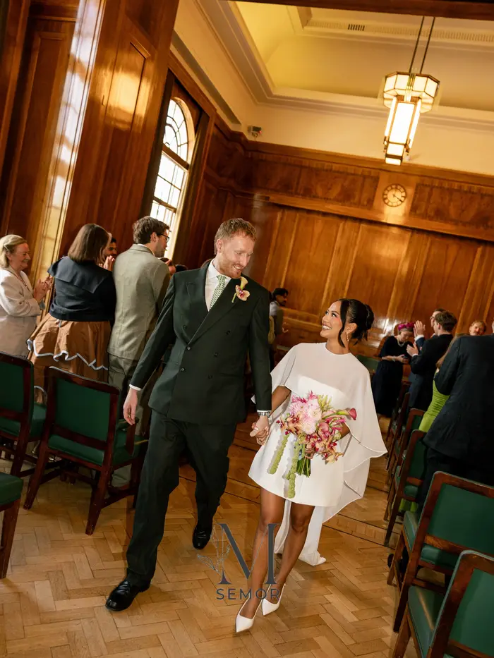 Robe de mariée courte personnalisée Semor