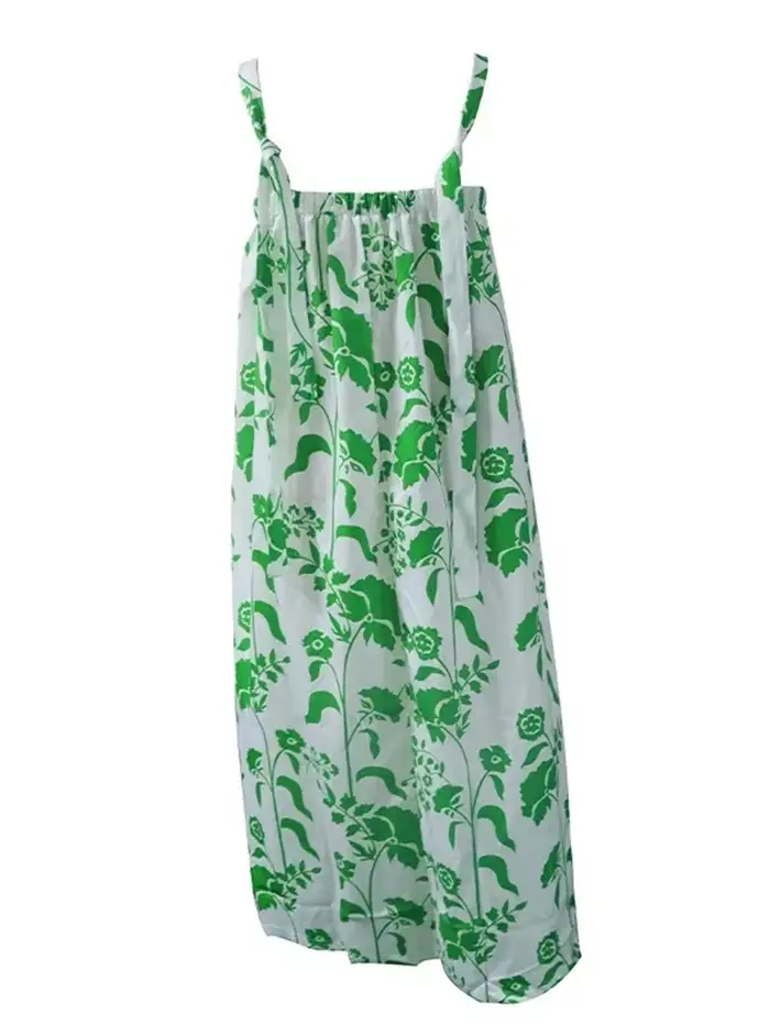 Robe longue imprimée bohème pour femmes