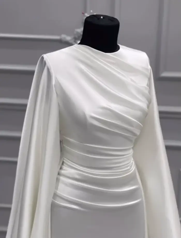 EPackage ale-Robe de Mariée Arabe en Satin