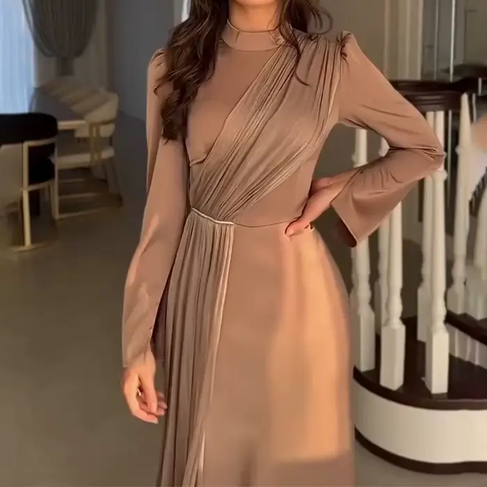 Robe longue musulmane Abaya élégante pour femmes robes de soirée robe maxi Jalabiya Abayas de Dubaï Kaftan Islam Vestidos Ramadan Maroc