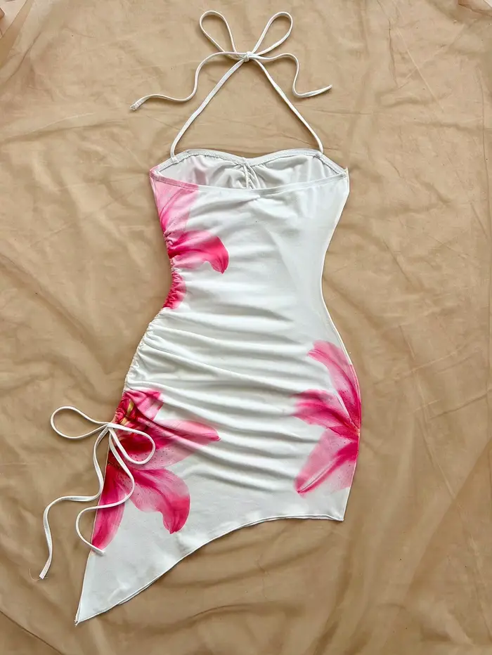 Robe à imprimé Floral pour femmes