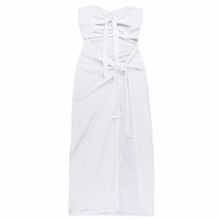 Robes d'été blanches pour femmes robe élégante