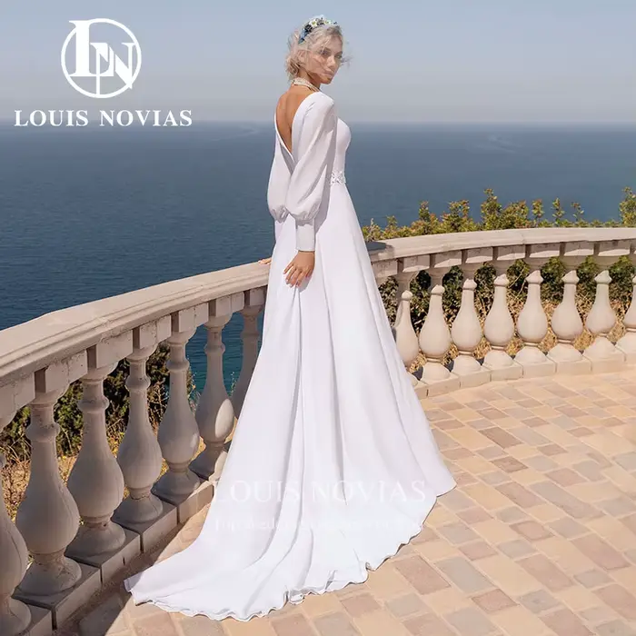 Modiis-Robe de mariée en tulle glacé
