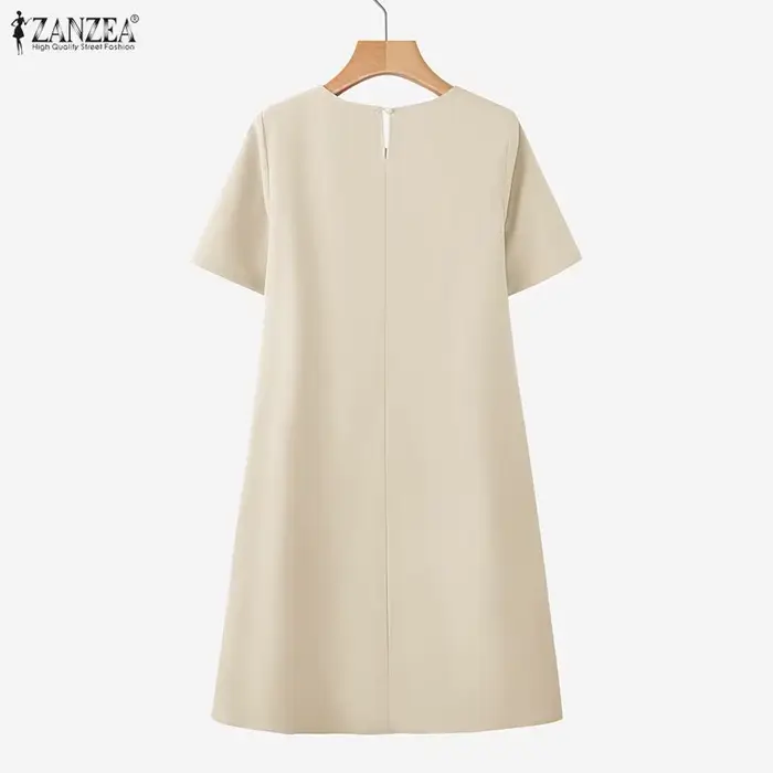 Robe d'été plissée élégante ZANZEA pour femme 2026