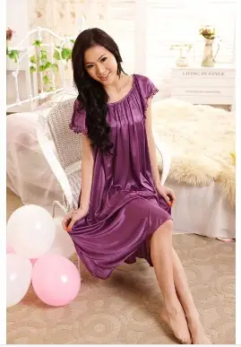 Chemise de nuit décontractée pour femmes