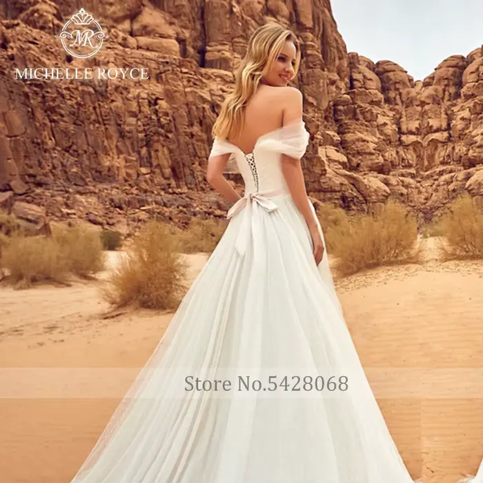 Michelle Royce-Robes de mariée A-ligne chérie