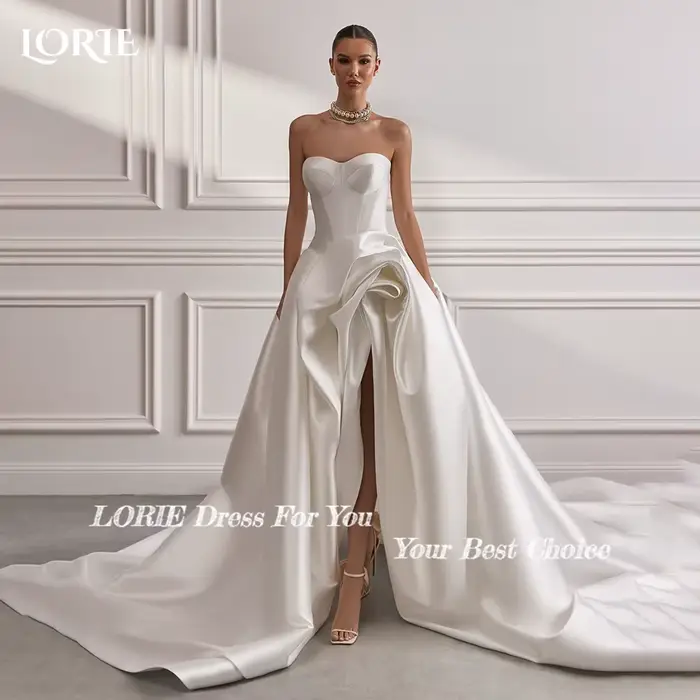 LORIE – robe de mariée Vintage froncée