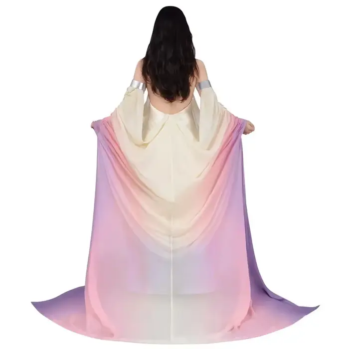 Padme Cosplay Amidala robe Costume classique reine longue élégante dos nu jupe femmes uniforme tenues Halloween carnaval fille