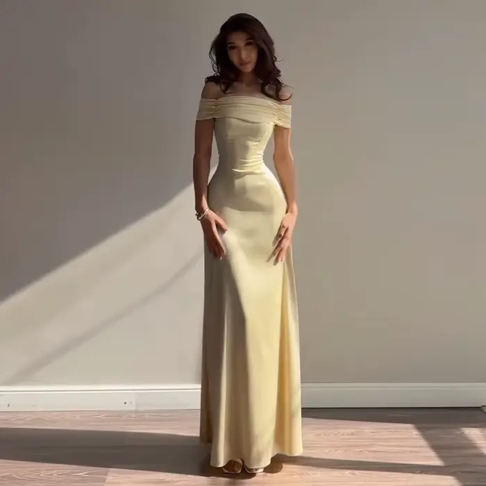 Robe de soirée asymétrique à une épaule, design rétro tendance, dos bandage, coupe trapèze, taille h