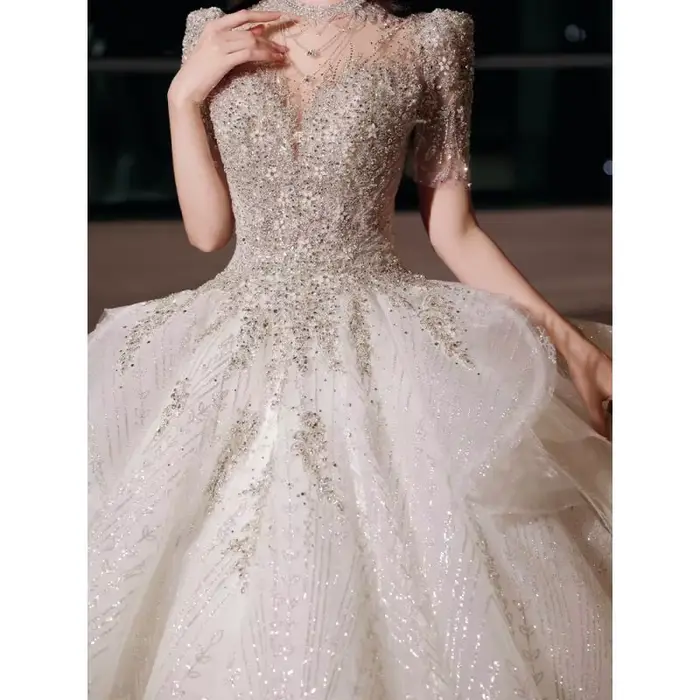 Robe de mariée princesse style français