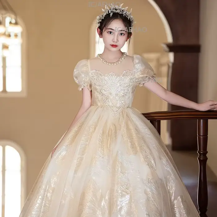 Robe de Princesse Vintage pour Filles 2026